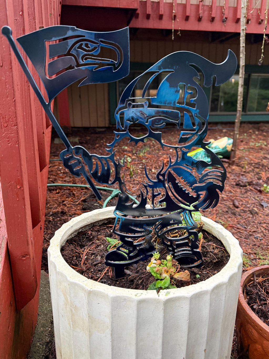 Seattle Seahawks Garden Gnome