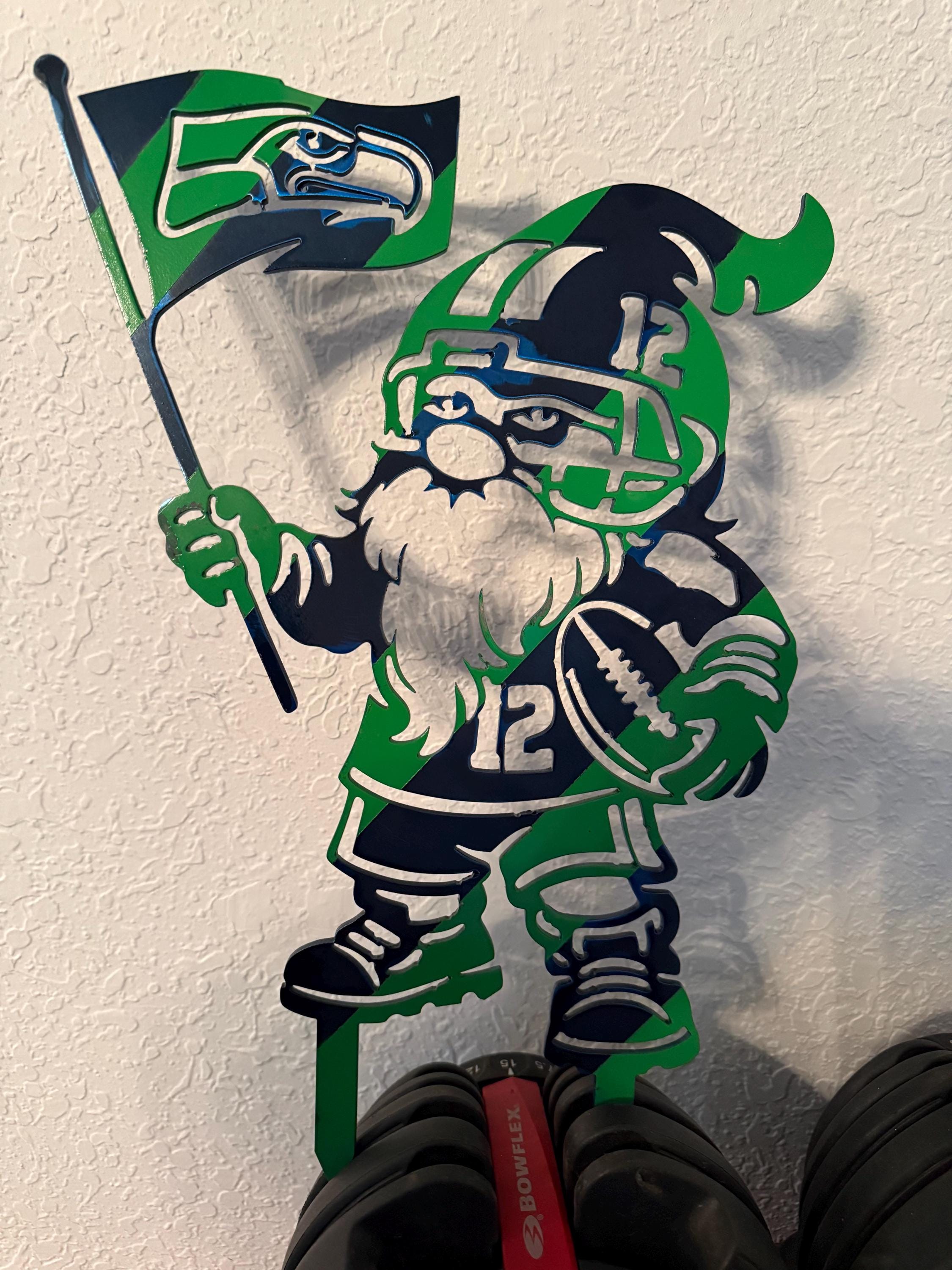 Seattle Seahawks Garden Gnome