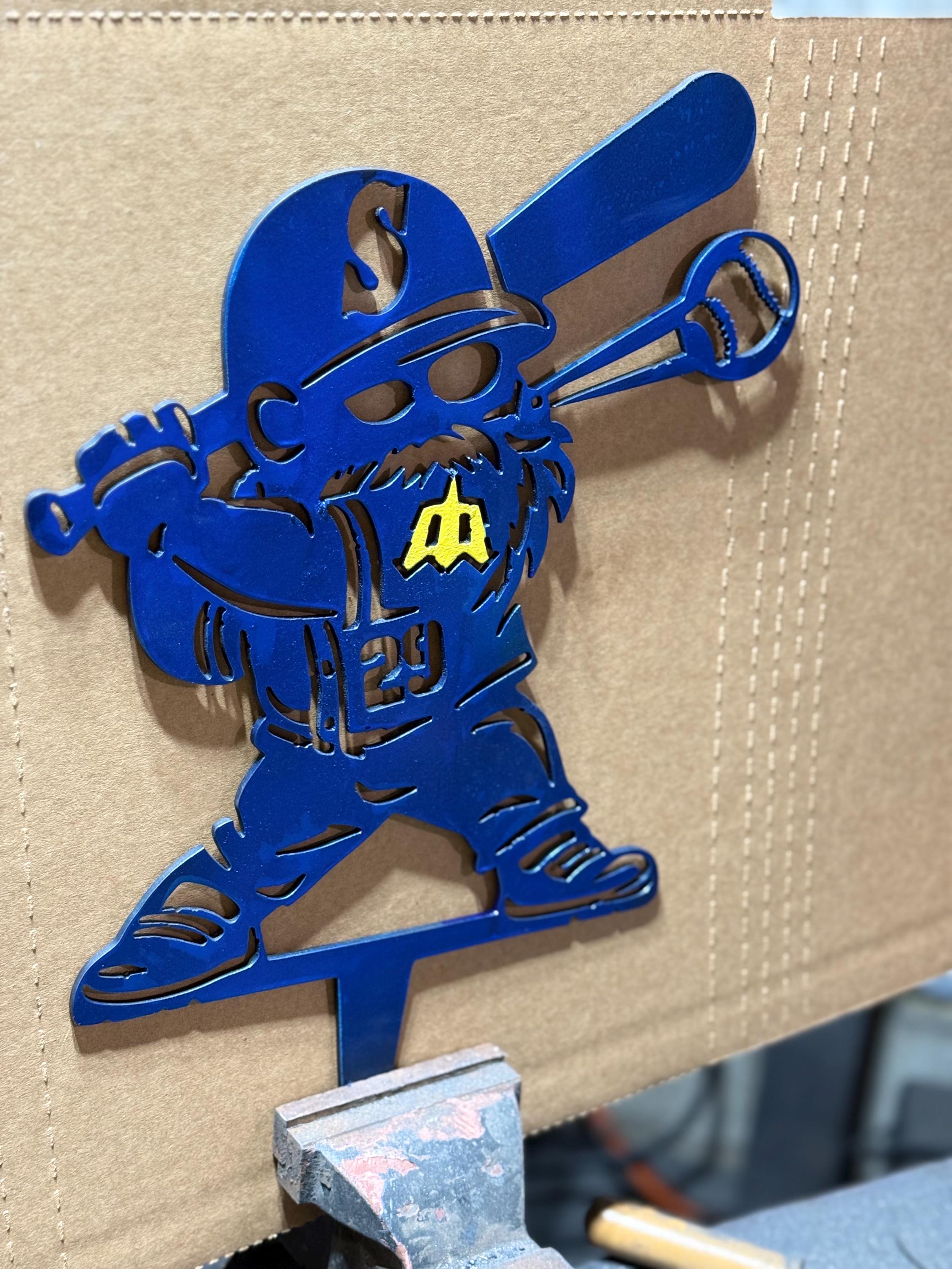 Seattle Mariners Garden Gnome