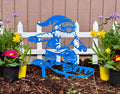Metal Snowboarding Gnome Yard Art - Cabin Decor