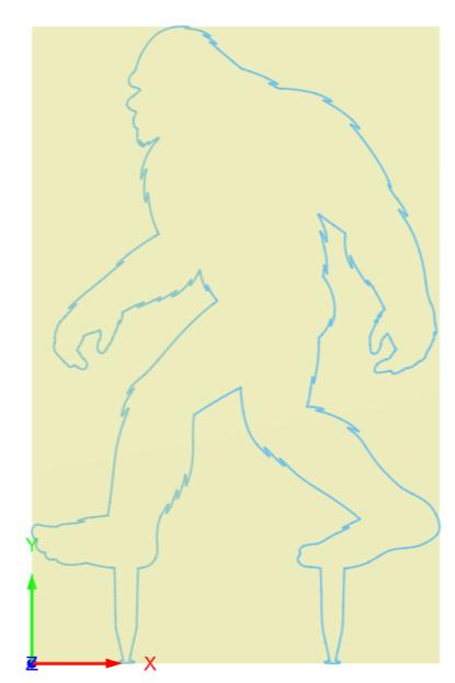 Sasquatch Garden Stake – Because Every Yard Needs a Little Mystery