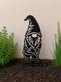 Golfing Gnome Garden Stake – Plasma Cut from 10 Gauge Black Iron Steel